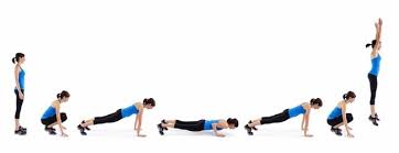 Exercice bras fermes Les burpees